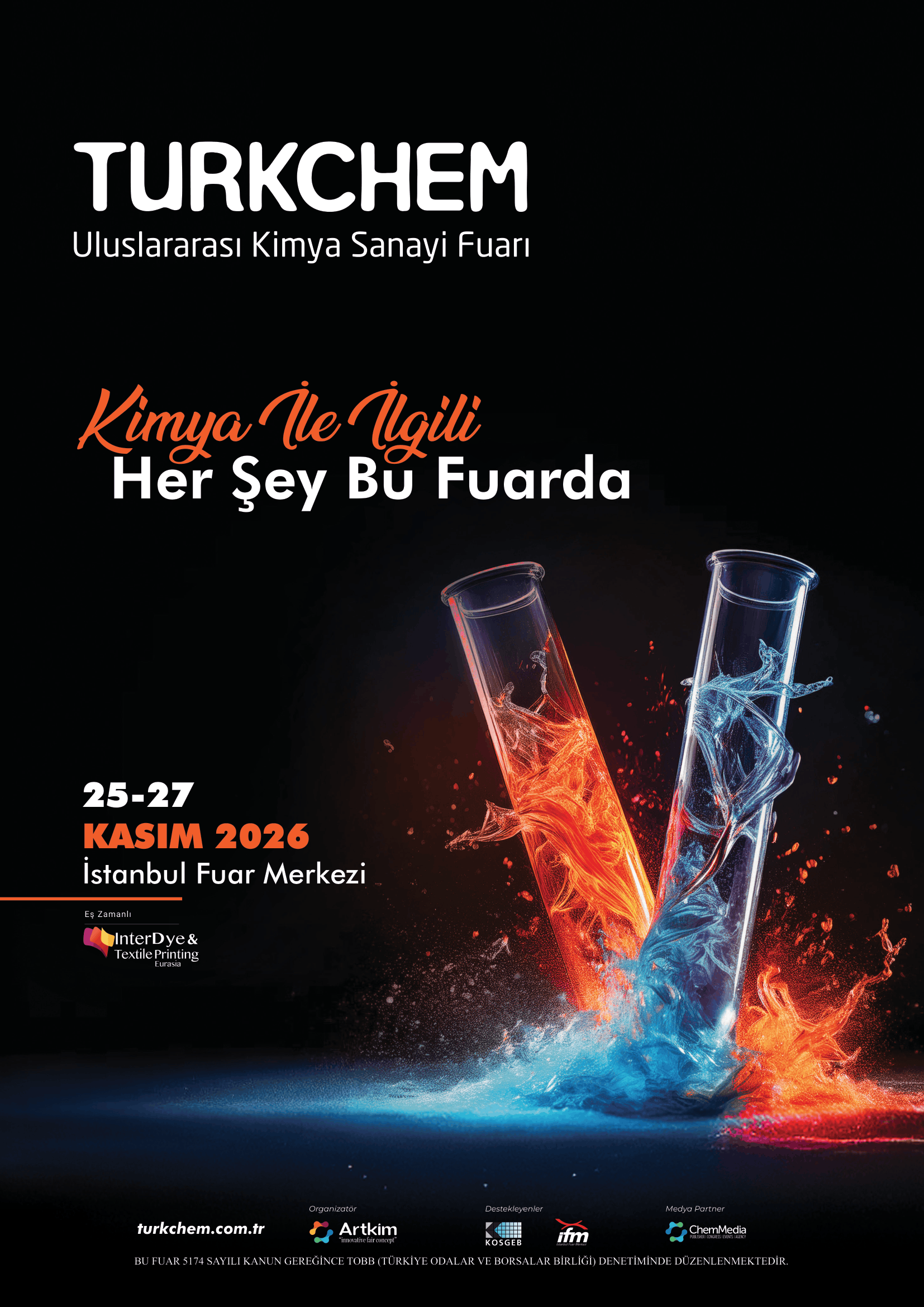 Turkchem Eurasia 2026 Fuar Broşürü kapağı